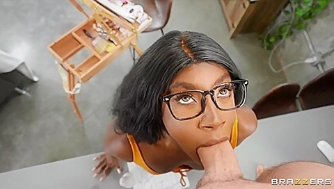 Ebony Hotties Rides Jmacs Cock